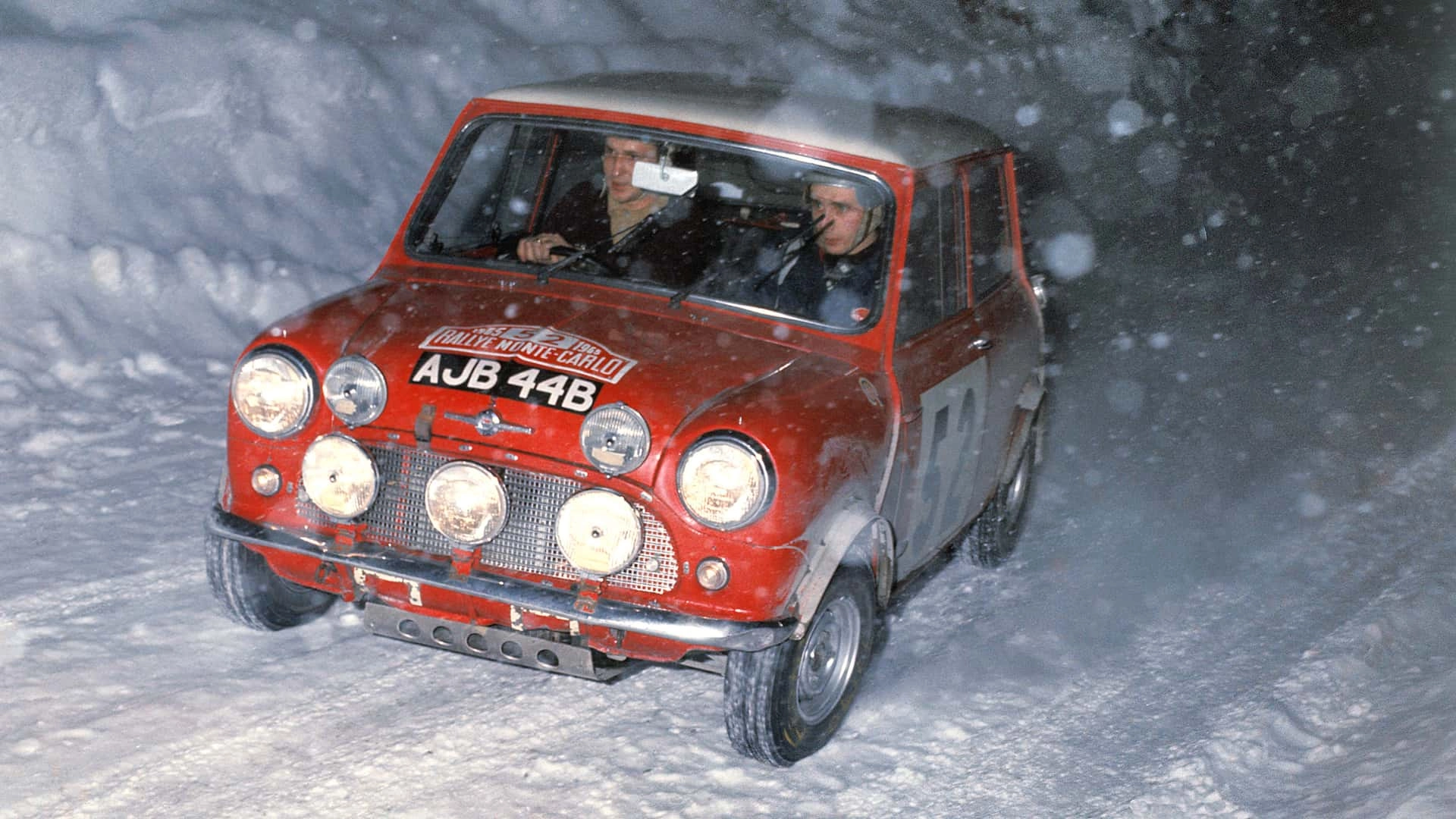 1965 monte carlo rally timo makinen fin paul easter eng mini cooper s 16 01 1965