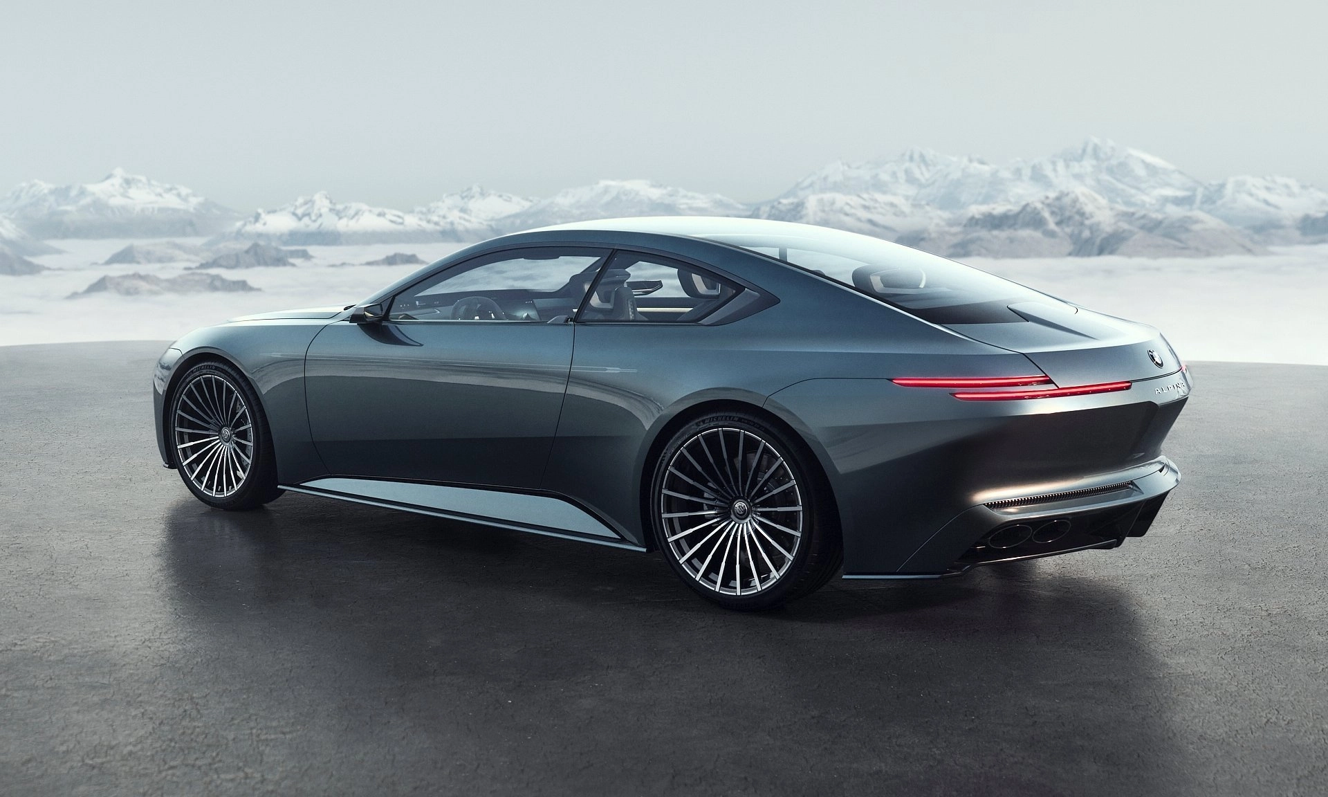 BMW Vision Alpina Concept 2026 Rear Three Quarter.7111b294
