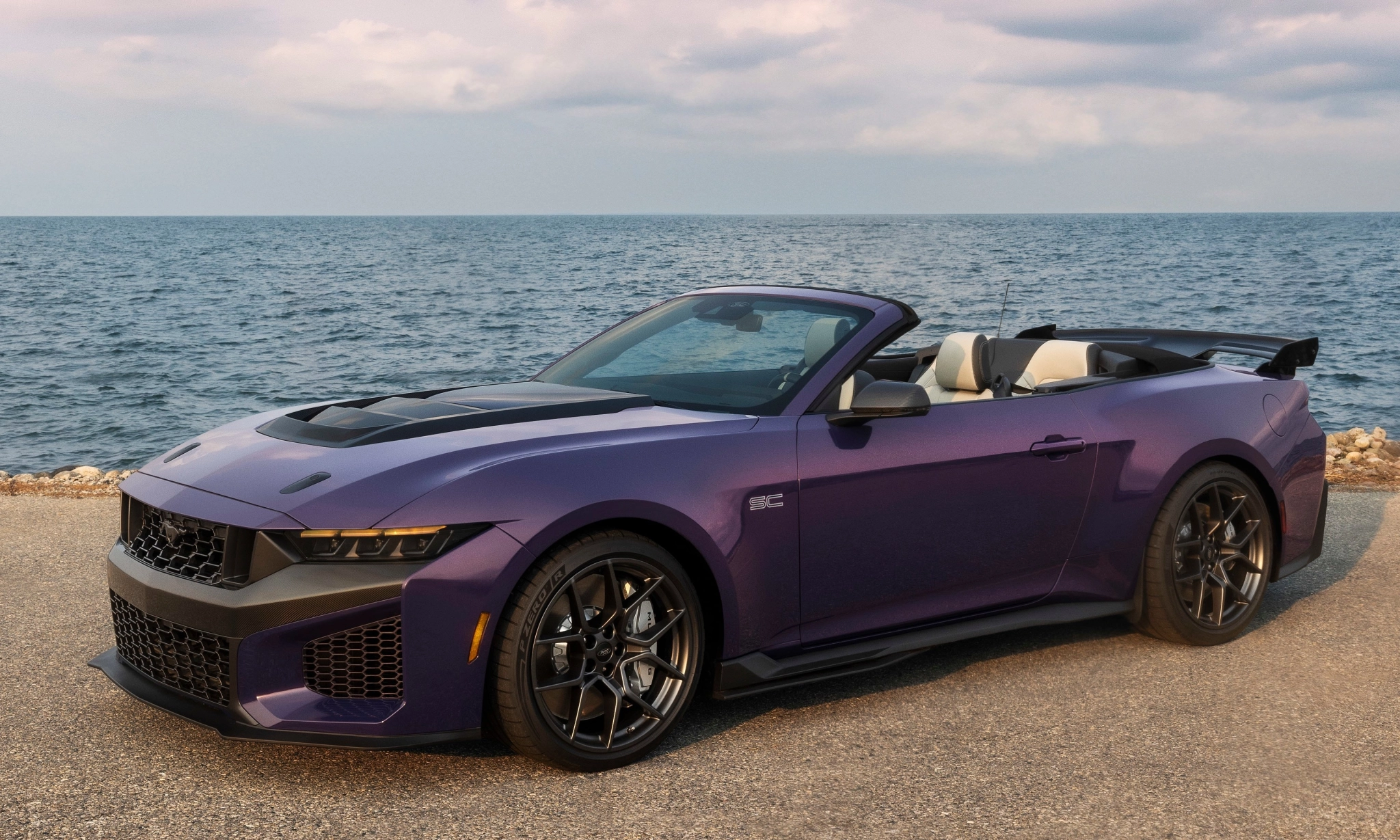 Ford Mustang Dark Horse SC Convertible 2027 wallpaper