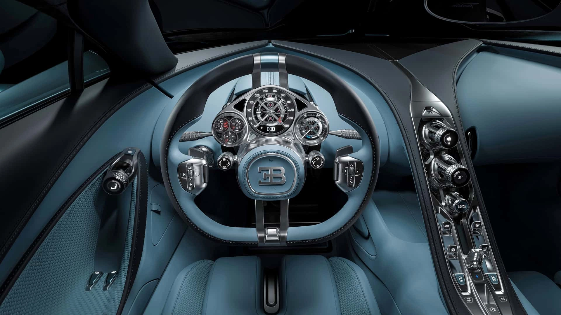 Bugatti tourbillon interior