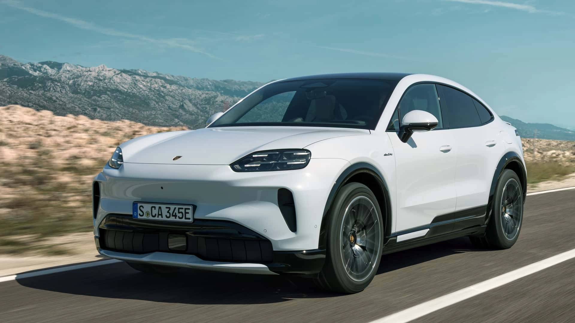 Porsche cayenne s coupe electric 2026 das exterieur